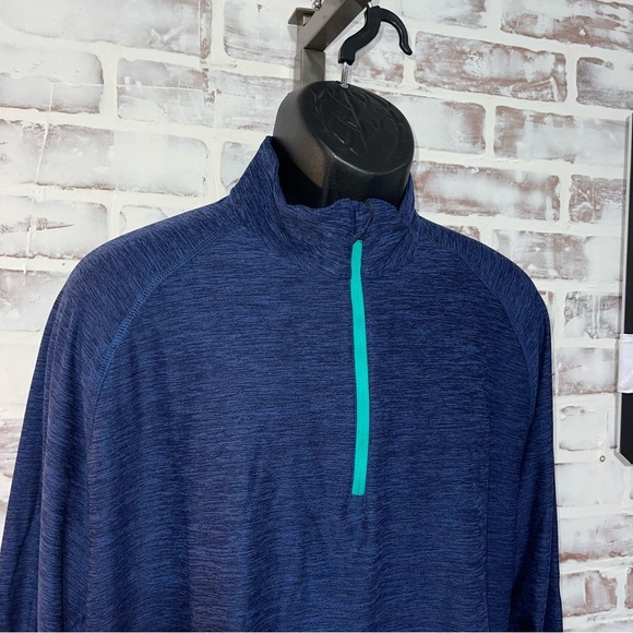 Pebble Beach Navy Performance Pullover 1/4 zip - Picture 3 of 8